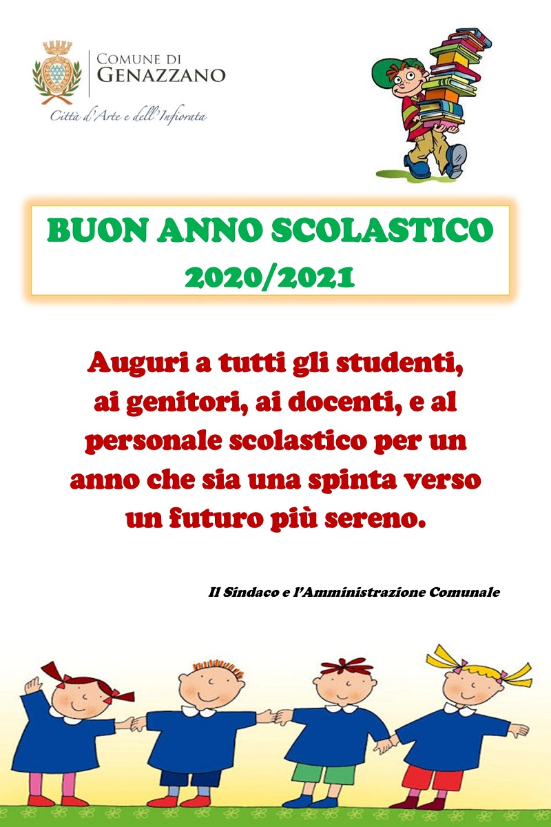 Avvio Anno Scolastico 21 Comune Di Genazzano